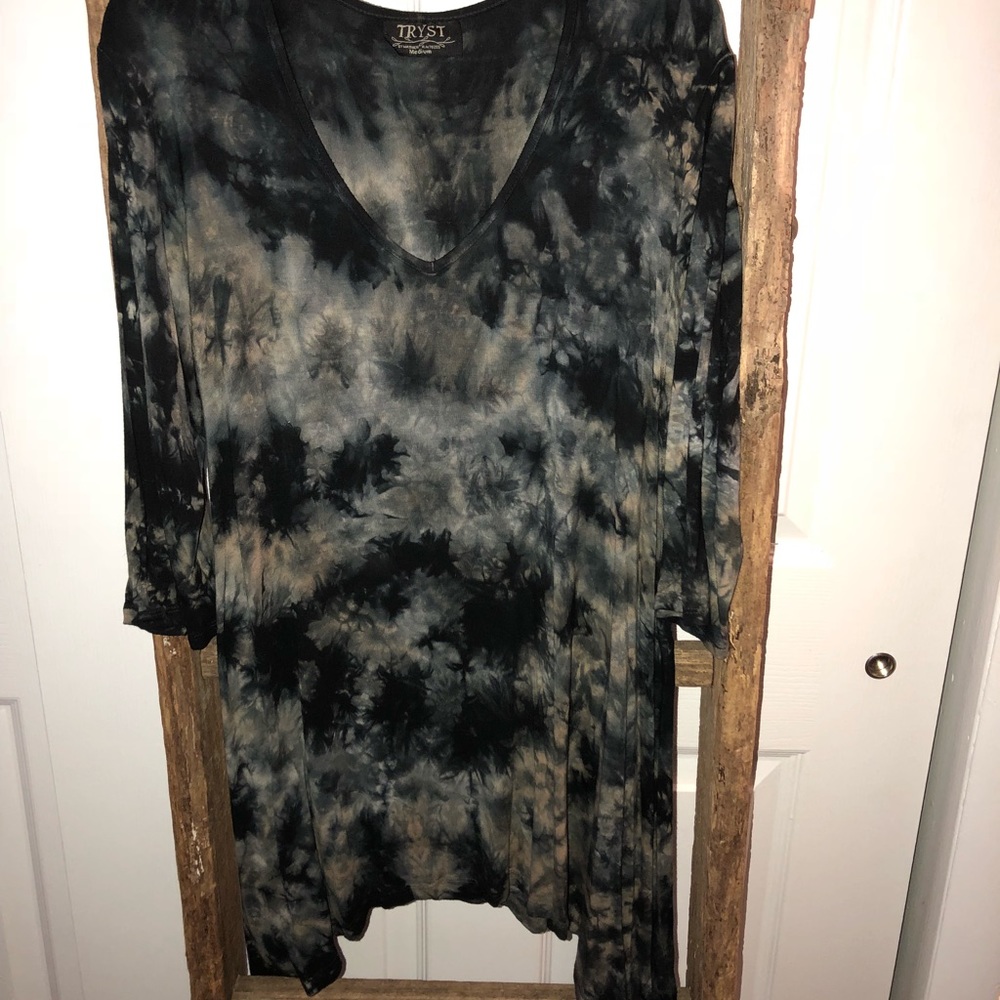 Tie-Dye Quarter Sleeve shirt